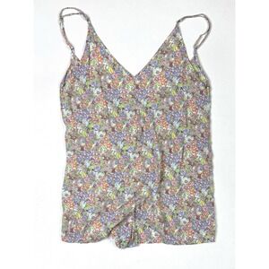 Victoria's Secret Romper Women's Small Floral Loungewear Sleepwear 1-piece